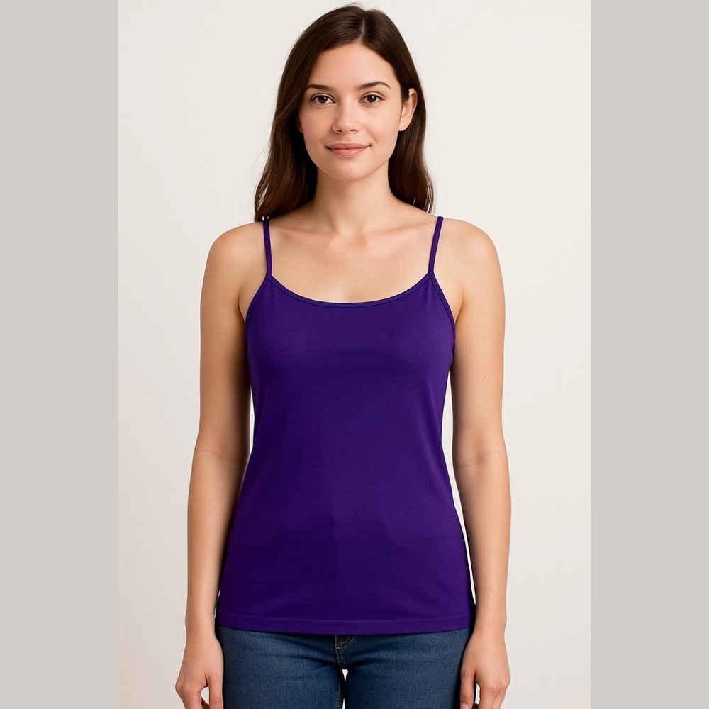 Aeropostale Purple Cami Tank Top Size Medium Versatile Piece Adjustable Straps